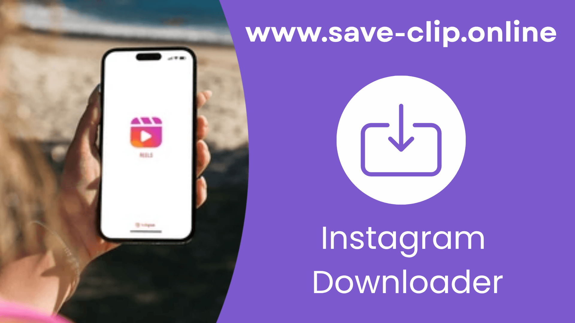 Our online reels downloader interface showing Instagram video download process